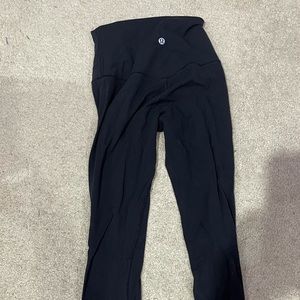 Lululemon aligned cropped leggings 25’’